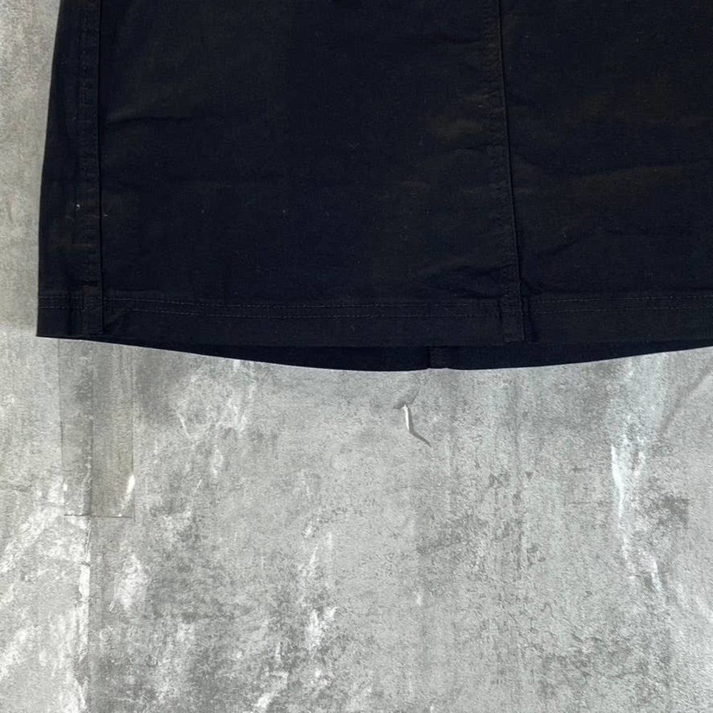 Karen Scott Women's Petite Deep Black One-Button Woven Skort SZ 8P - Picture 6 of 10